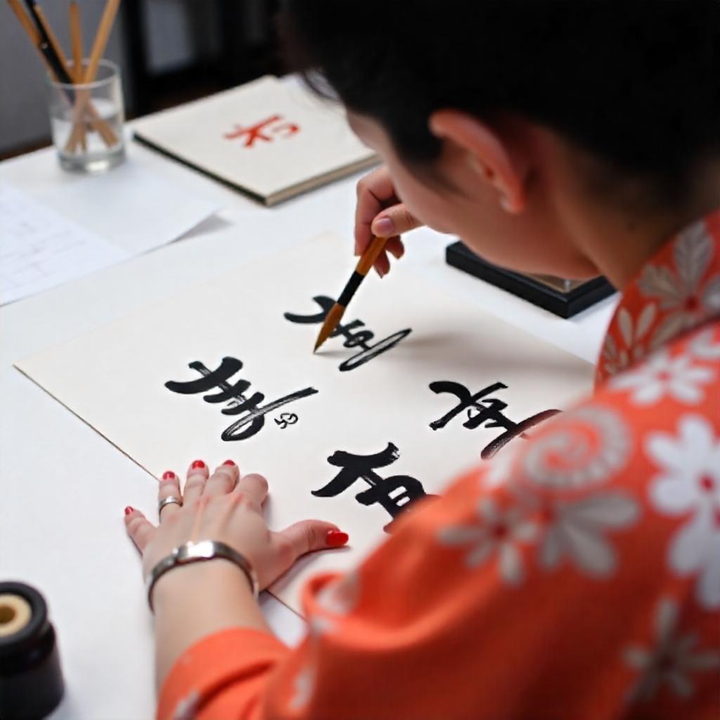 freepik__an-asian-woman-50-years-old-writing-calligraphy-wi__75975